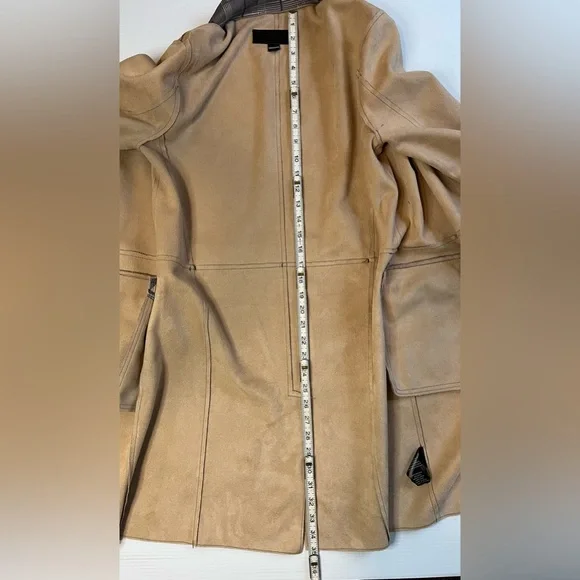 Blank NYC via Anthropologie Plaid Longline  Duster Coat - Picture 8 of 11